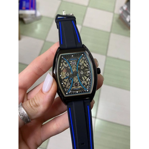 Forsining 8252 All Black-Blue-0