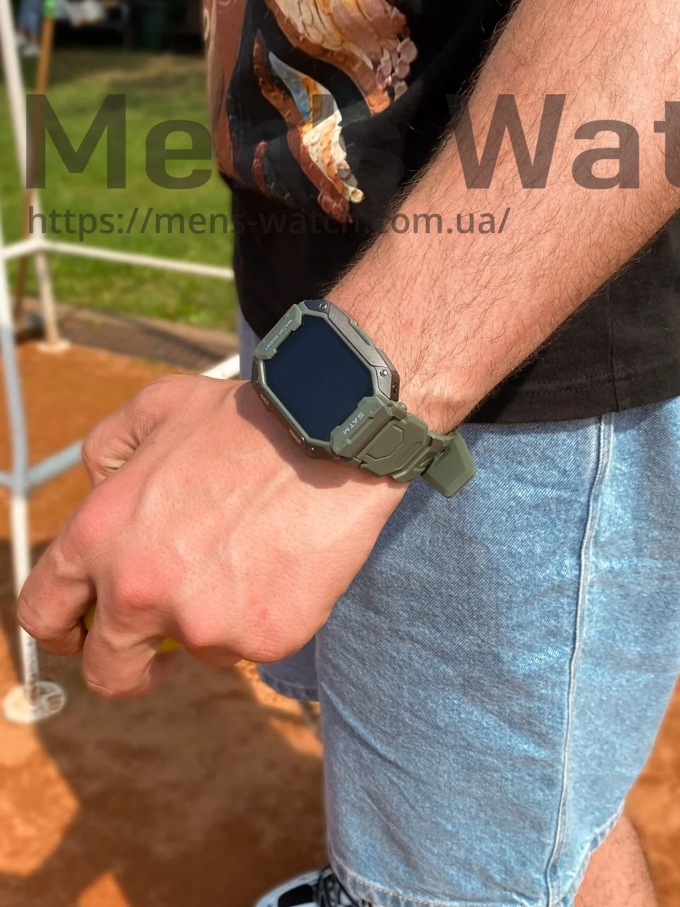 Живі фото годинника Modfit Warrior Army Green 1
