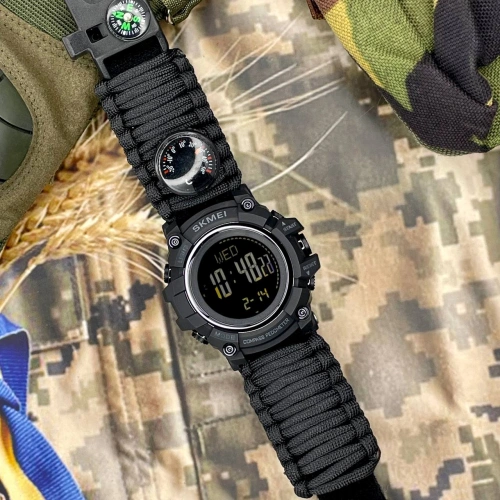 Skmei 1356 Black Compass-0