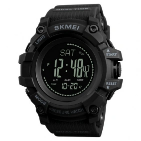 Skmei 1358 Black Smart Watch Compass
