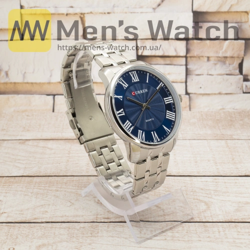 Curren 8422 Silver-Blue-2