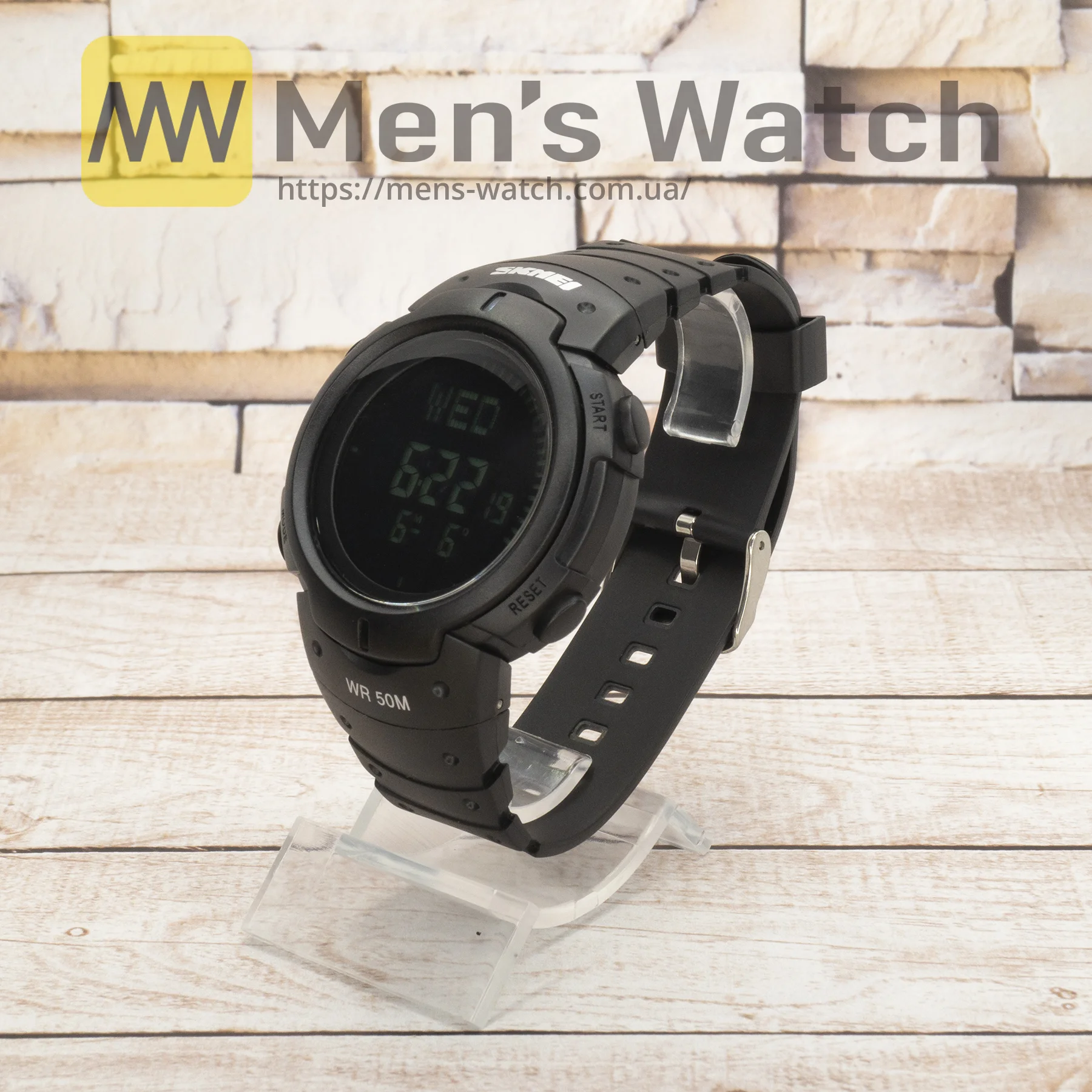 Живі фото годинника Skmei 1231BK All Black Smart Watch + Compass 1