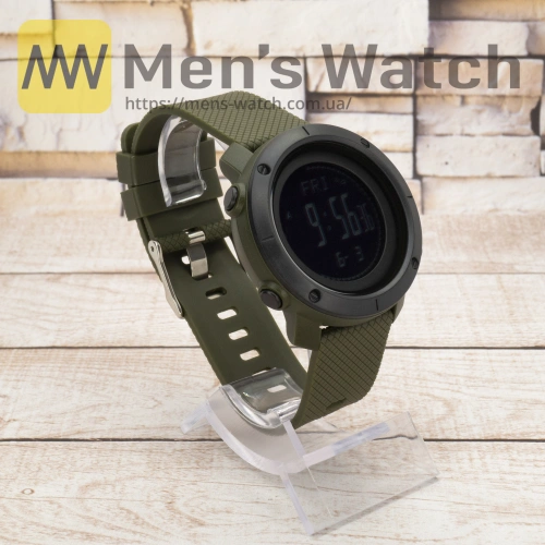 Skmei 1427AG Army Green + Compass-2