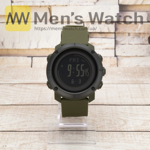 Skmei 1427AG Army Green + Compass-0