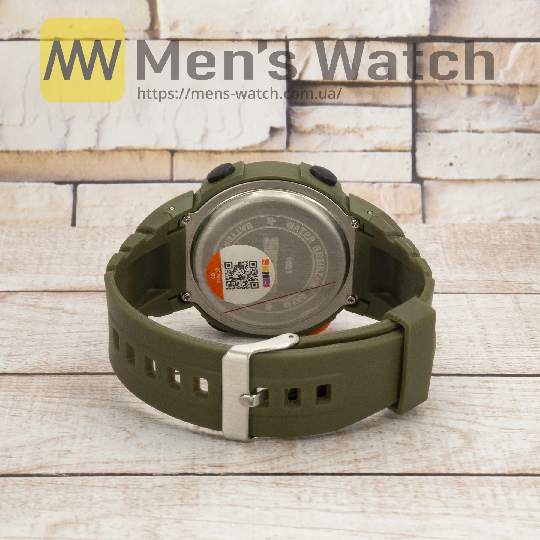 Живі фото годинника Skmei 1301AG army green Smart Watch 3