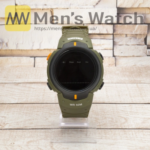 Skmei 1301AG army green Smart Watch-0