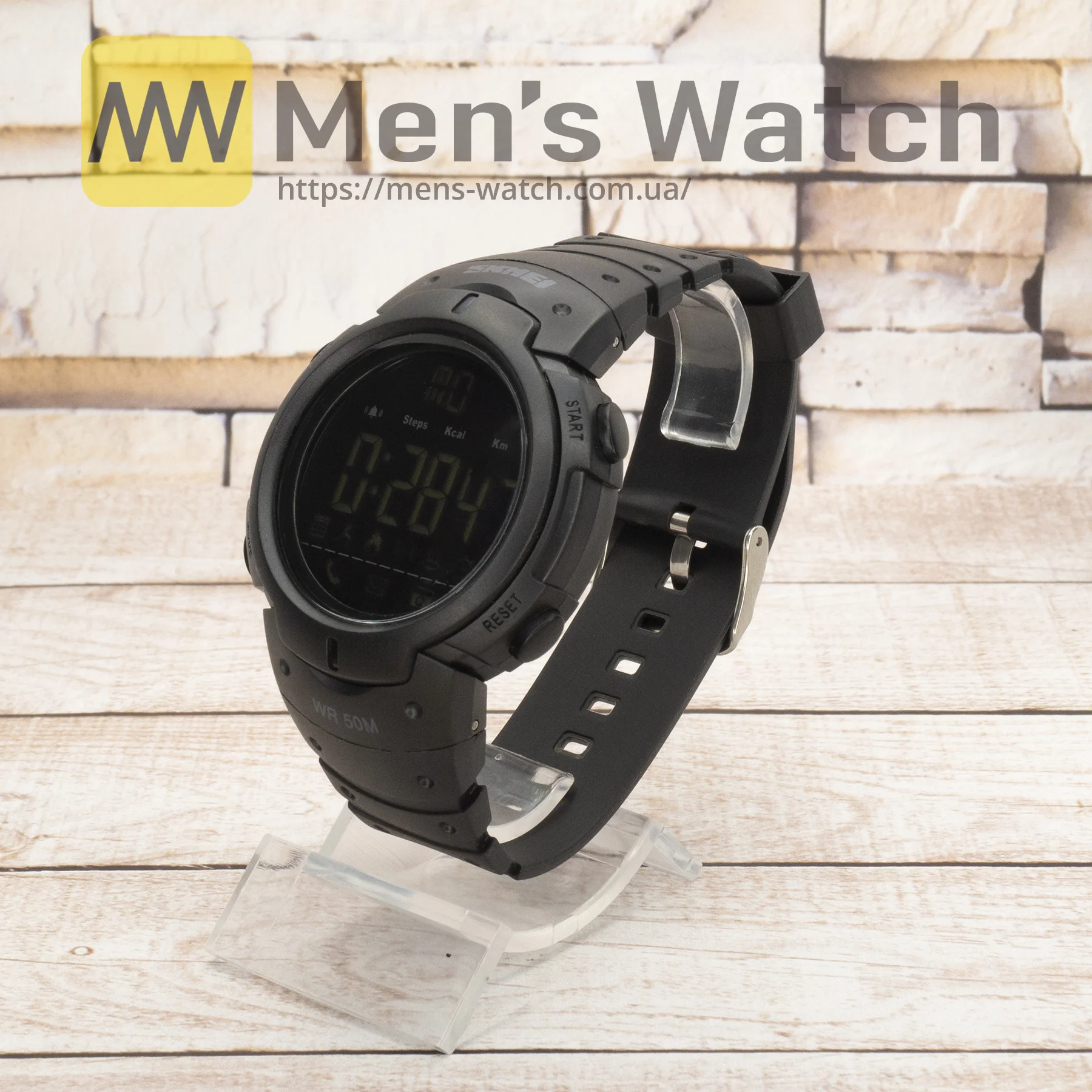 Живі фото годинника Skmei 1301BK black Smart Watch 1