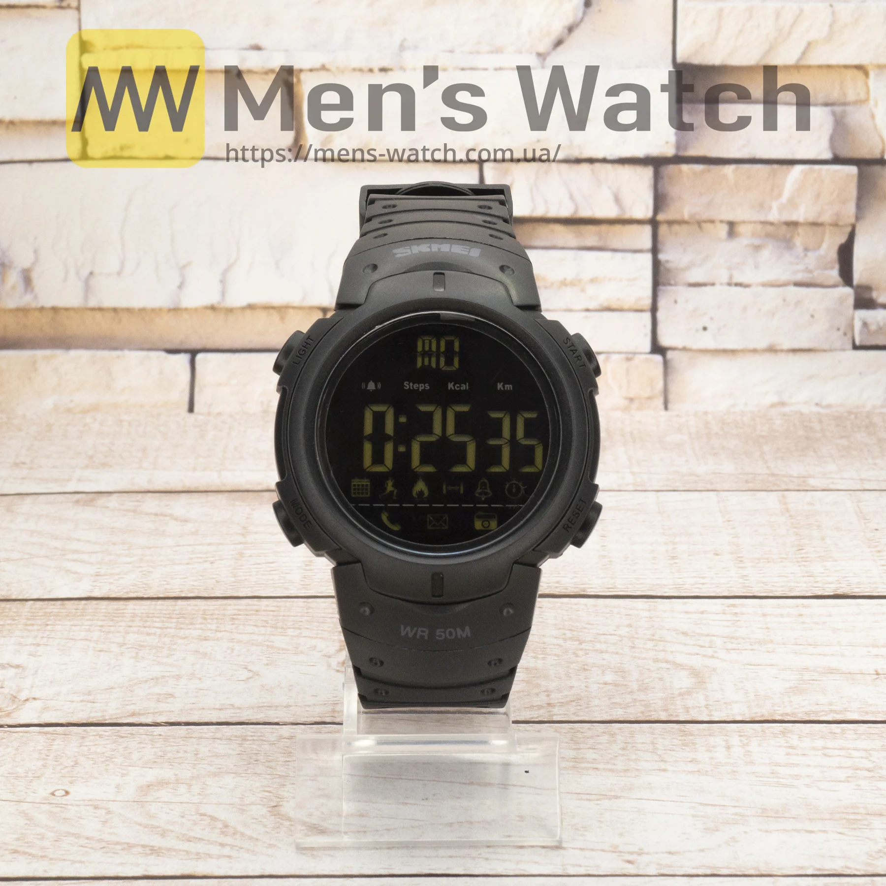 Живі фото годинника Skmei 1301BK black Smart Watch 0