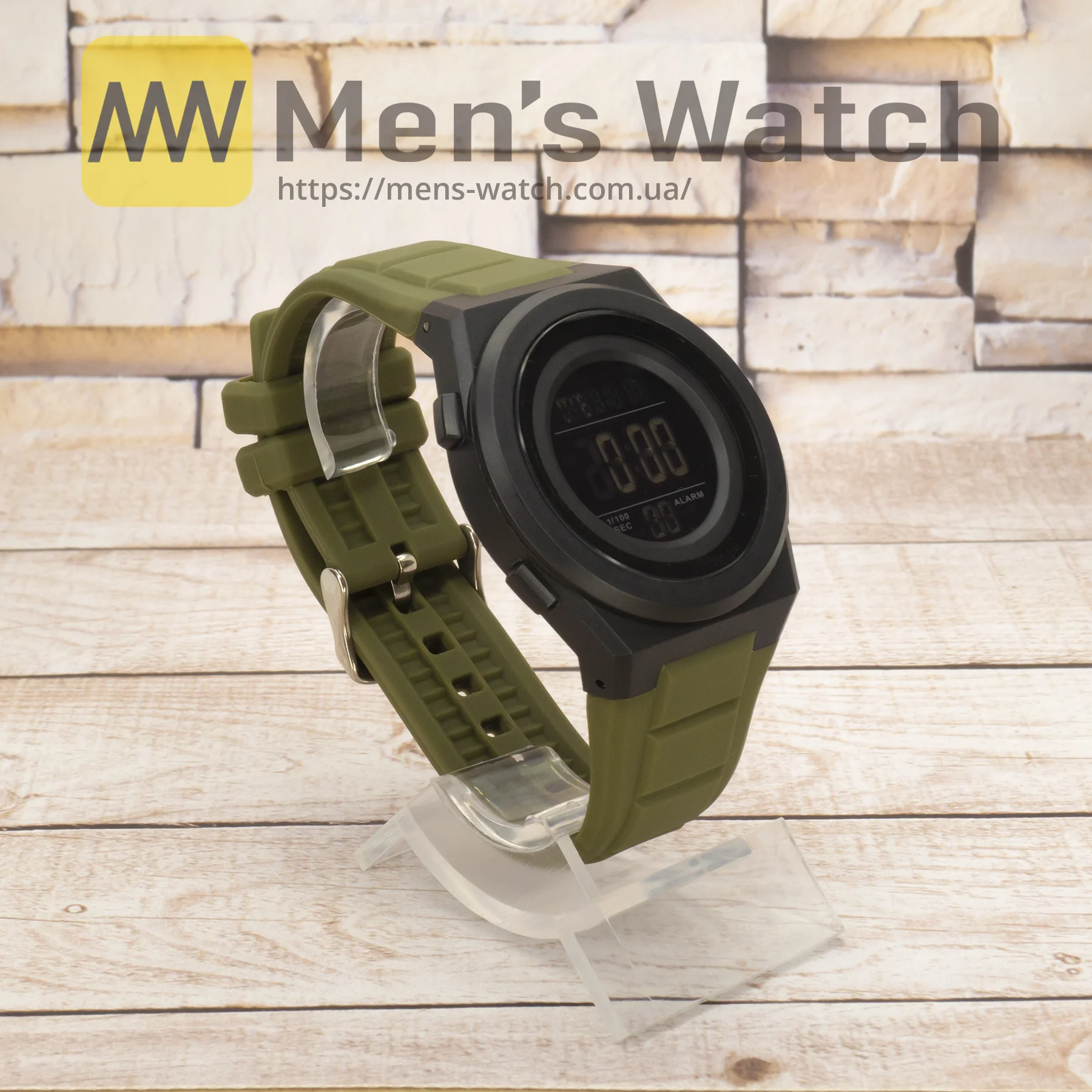 Живі фото годинника Skmei 2080AG Army Green 2