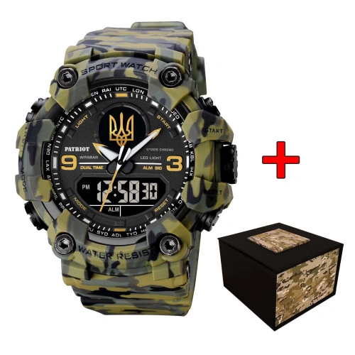 Patriot 001CMGRUAGD Camo Green Тризуб золото