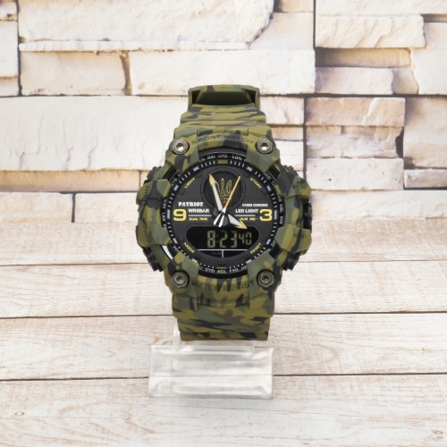 Patriot 001CMGRUAGD Camo Green Тризуб золото-1