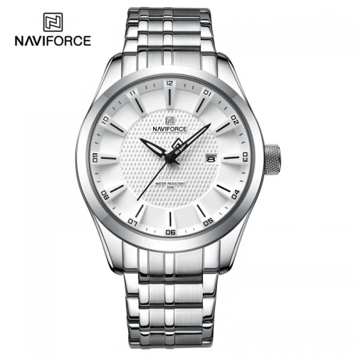 Naviforce NF8032 Silver White