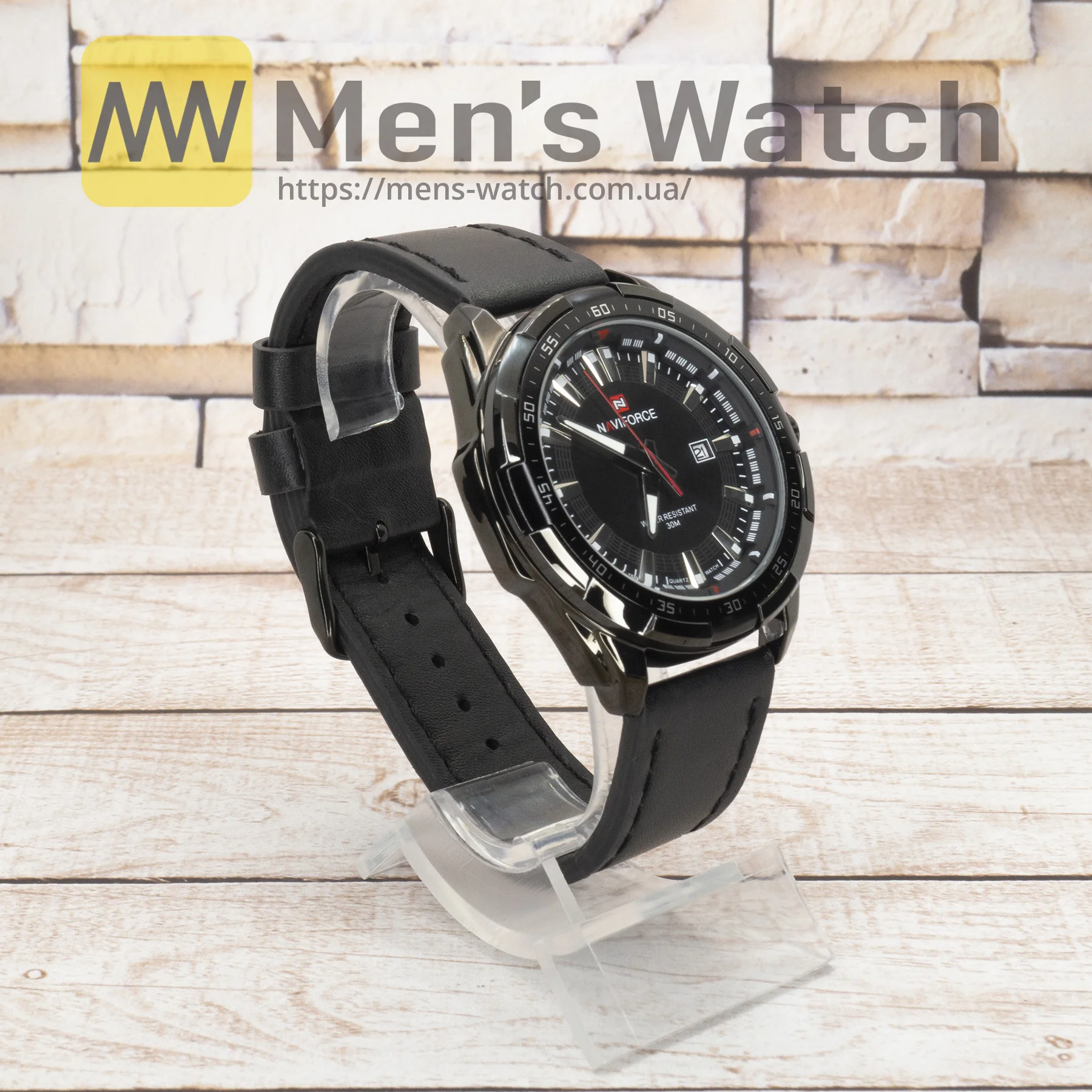 Живі фото годинника Naviforce NF9056M Black-Black 2