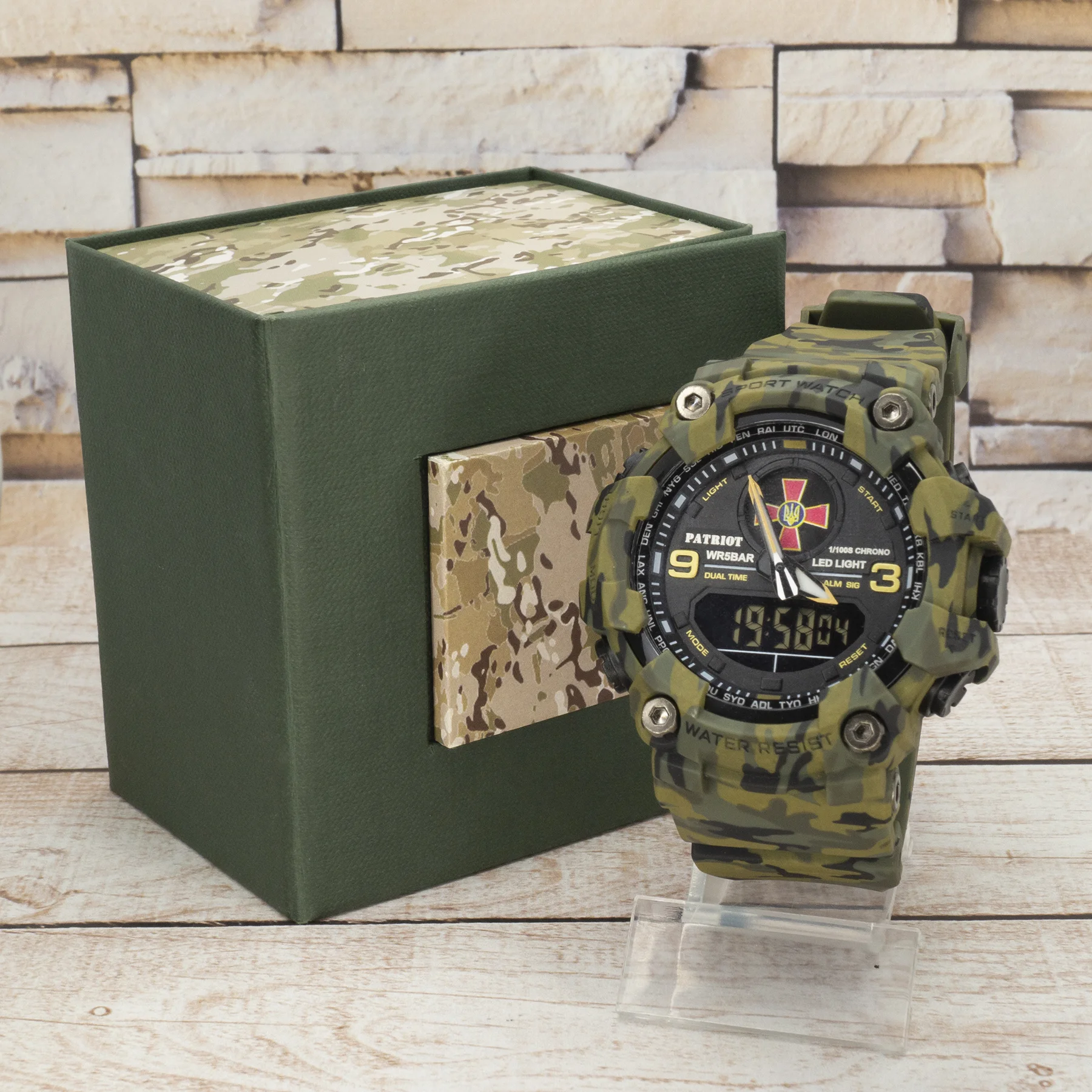 Живі фото годинника Patriot 001CMGRZSU Camo Green 1