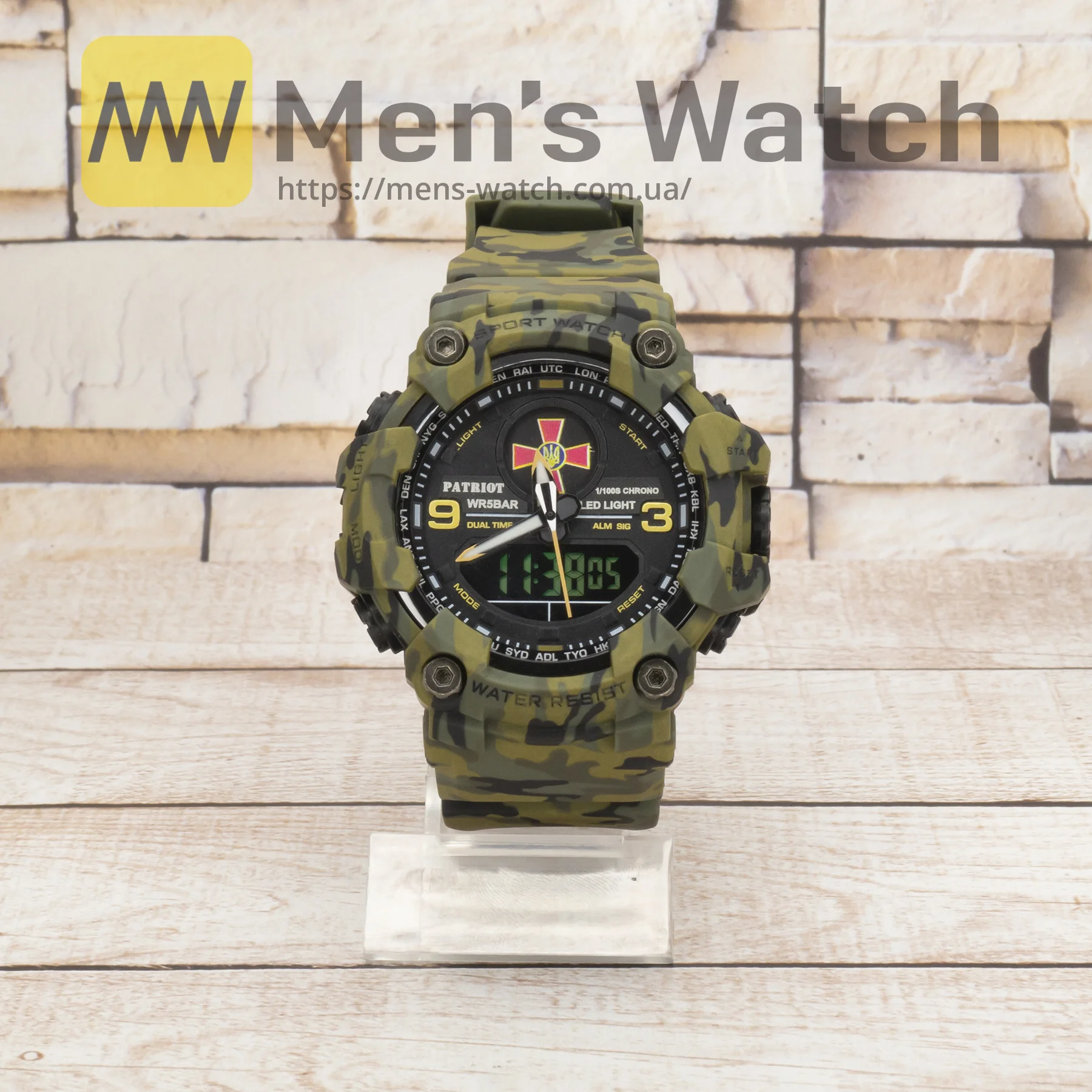 Живі фото годинника Patriot 001CMGRZSU Camo Green 0