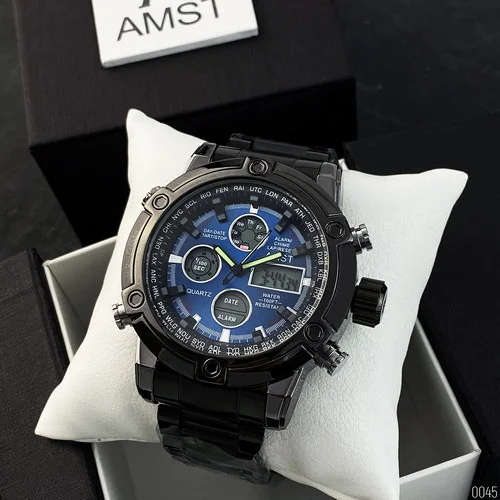 AMST 3022 Metall Black-Blue-8