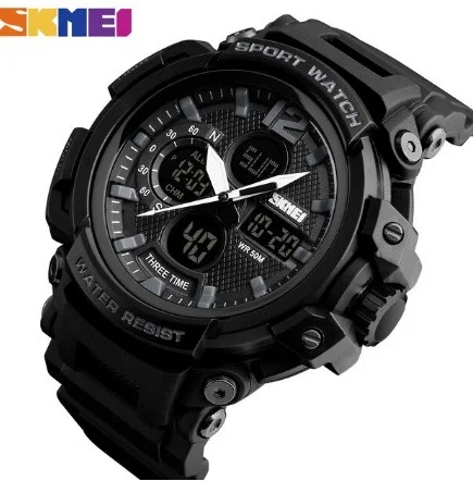 Часы Skmei 1343 All Black-0