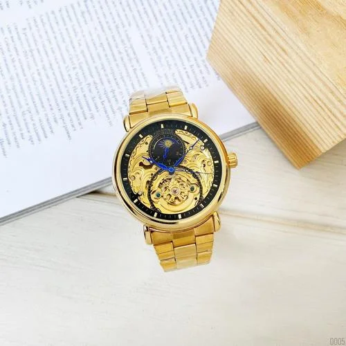 large Forsining 8177 Gold-Black 7