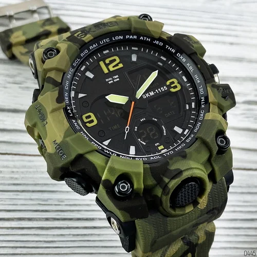 Часы Skmei 1155 Military Green-2