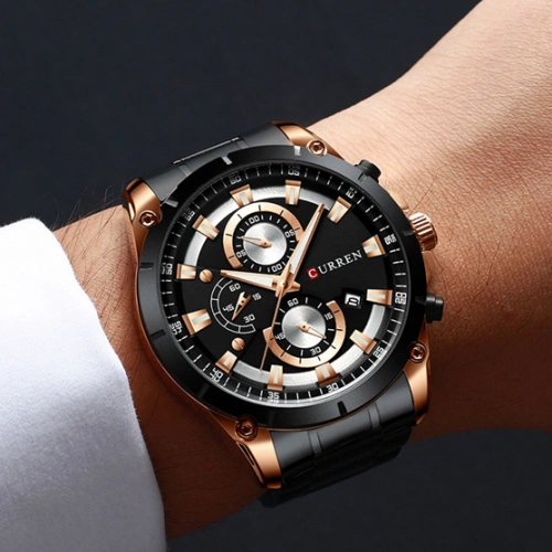 Curren 8360 Black-Gold-0