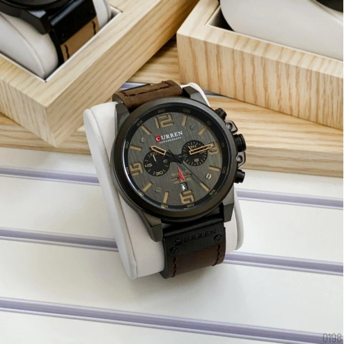 Curren 8314 Black-Brown-4