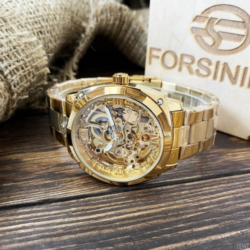 Годинник Forsining 1091 All Gold-2