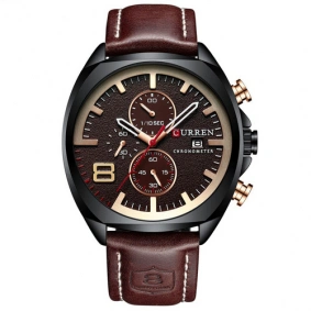 Curren 8324 Brown-Black-Gold