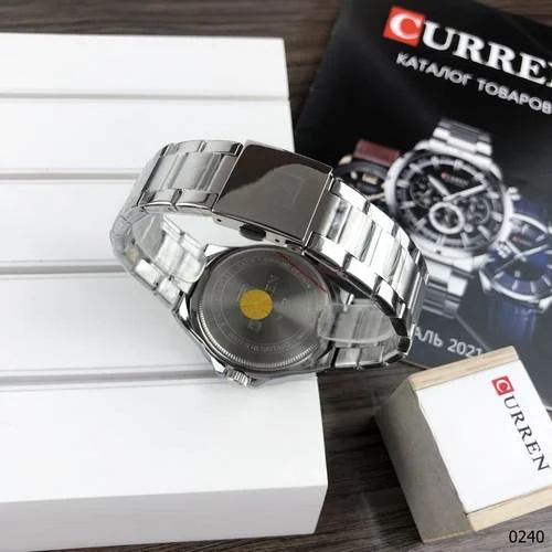 large Curren 8375 Silver-Blue 4