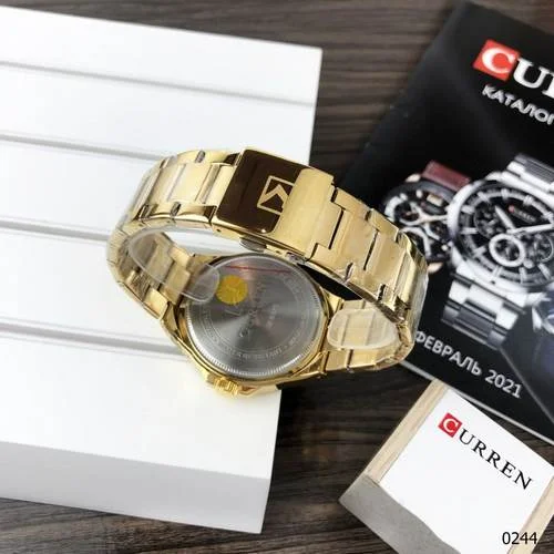 large Curren 8375 Gold-White 5