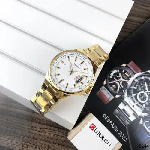 large Curren 8375 Gold-White 6