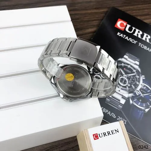 Curren 8375 Silver-Black-4