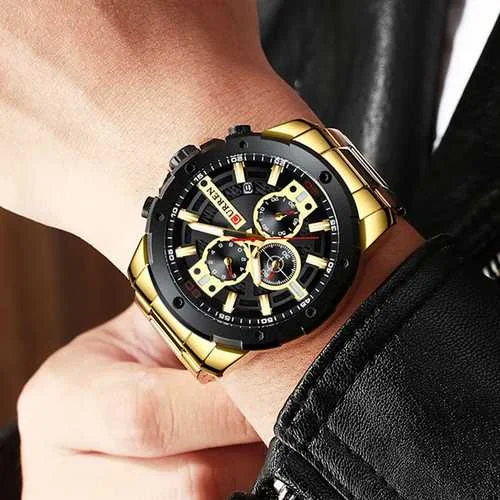 Curren 8336 Gold-Black-0