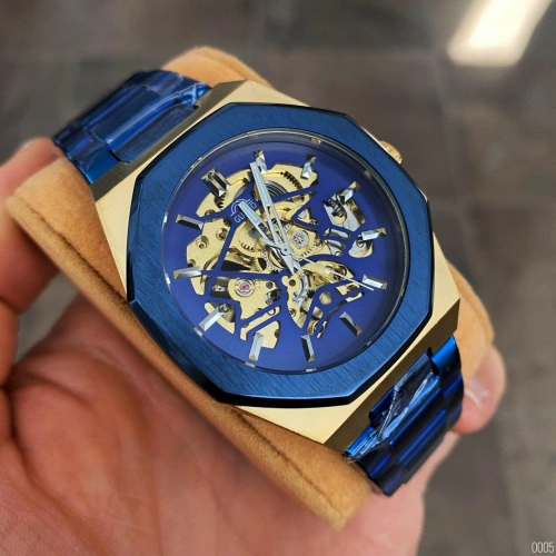 Gusto Skeleton Blue-Gold-0