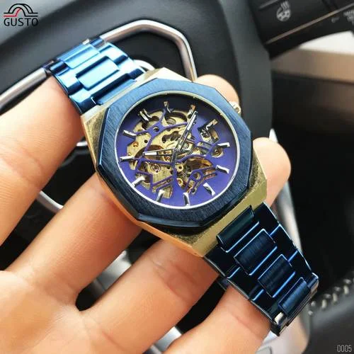 Gusto Skeleton Blue-Gold-14