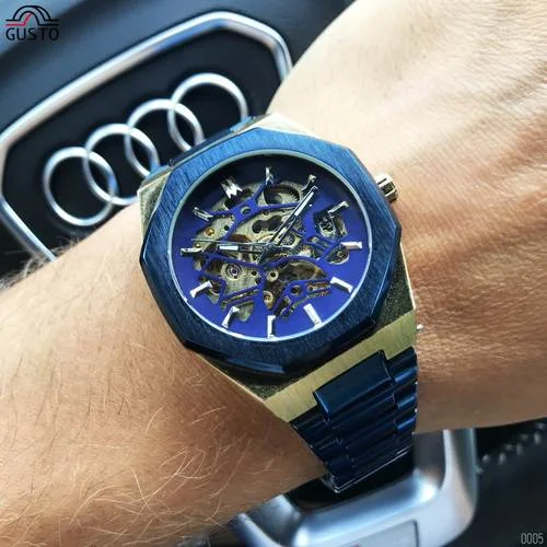 Gusto Skeleton Blue-Gold-15