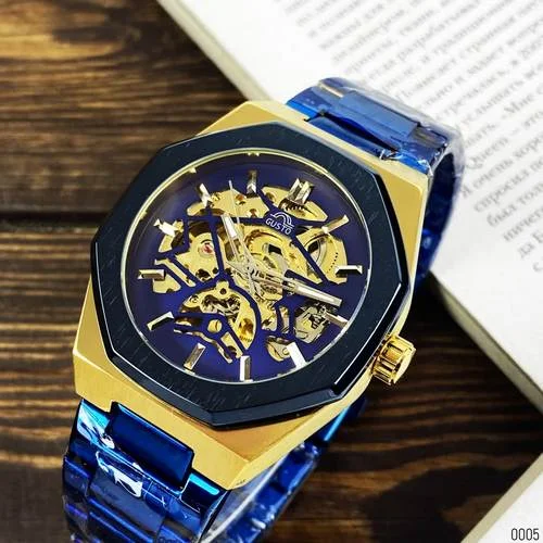 Gusto Skeleton Blue-Gold-18