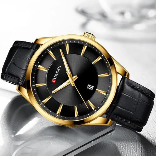 Curren 8365 Black-Gold-0