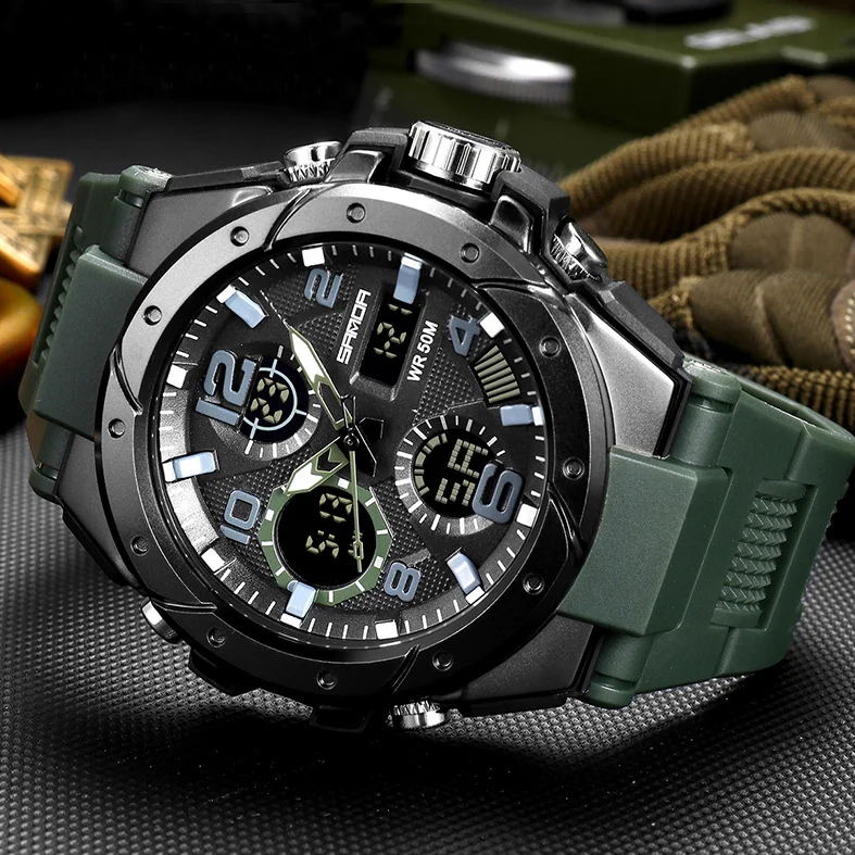 large Sanda 6008 Green-Blac 0