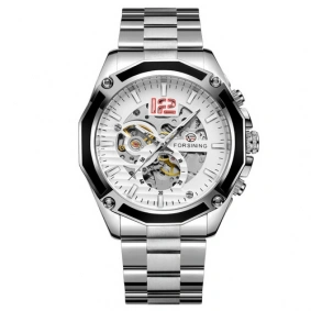 Forsining GMT 1183 Silver-White