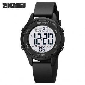 Skmei 1758BKBKWT Black Black White