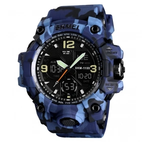 Skmei 1155BCMBU blue camo