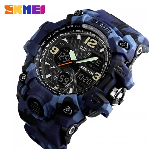 Skmei 1155 blue camo-1