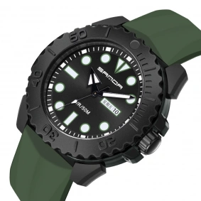 Sanda 3118 Black-Military Wristband
