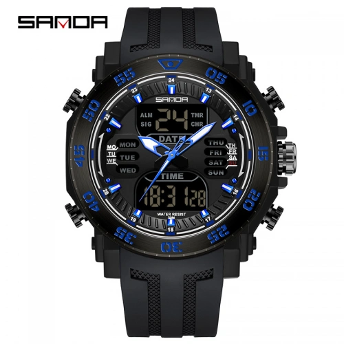 Sanda 6029 Black-Blu