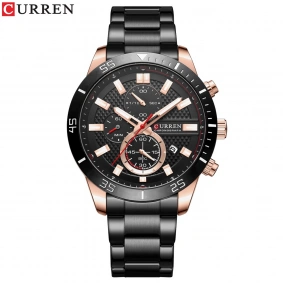 Curren 8417 Black-Gold