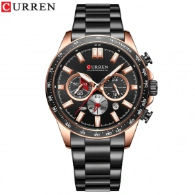 Curren 8418 Black-Gold