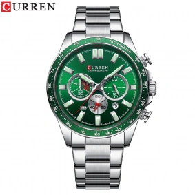 Curren 8418 Silver-Green