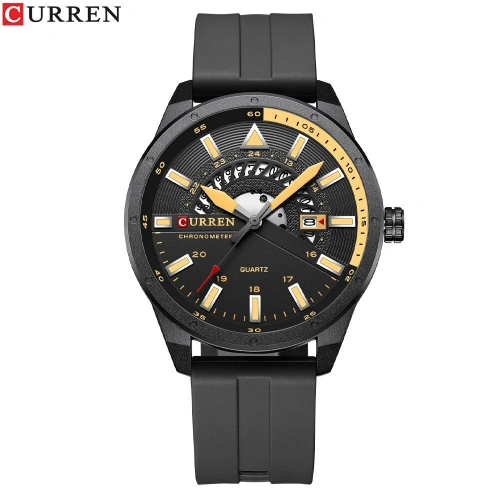 Curren 8421 Black-Yellow