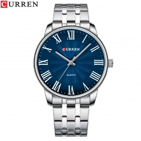 Curren 8422 Silver-Blue