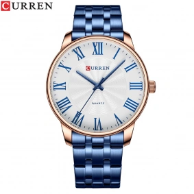 Curren 8422 Blue-Gold-White